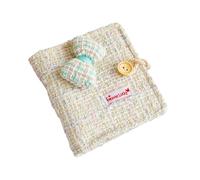 Album photo de grande capacité de 7,6 cm avec 40 pochettes, classeur à 3 anneaux et fermeture élastique en tissu