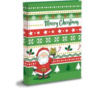 Album Photo De Noël Avec 30 Feuilles (60 Pages) En Carton Épais Et Résistant Entrecoupé De Pergamino, 20 X 25 My First Christmas