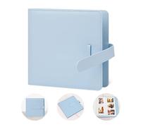 Album photo de poche 360 pour Fujifilm Instax Mini 12 11 9 8+ 8 99 40 appareil photo instantané, pour les photos instantanées Polaroid Snap/PIC-300/Z2300/SocialMatic et les imprimantes Zip(Bleu)