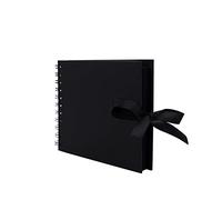 Album photo de scrapbooking 30 pages A5 en papier kraft pour scrapbooking fait à la main (noir)