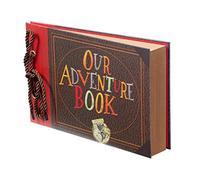 Album photo de scrapbooking Our Adventure Book Scrapbook avec mots en relief Couverture rigide pour anniversaire, mariage, voyage, fête prénatale, etc (livre d'aventure)