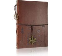 Album Photo En Cuir Livre D'or De Mariage Mémoire Bricolage Avec 60 Pages Noires Cadeau Pour Saint-Valentin Anniversaire Noël Voyage Mariage Pour Épouse Mère Fille Petite Amie