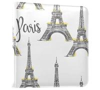 Album photo en cuir synthétique pour croquis de Paris - Peut contenir des photos de 7,6 x 12,7 à 20,3 x 25,4 cm - Album photo autocollant - 20 feuilles