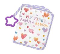 Album Photo En Tissu Doux My Firsts De Bébé Avec 4 × 6 Poches Et Album En Tissu Pour Nouveau-nés