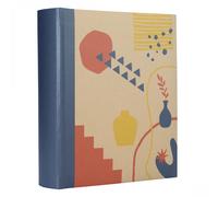 Album photo ERICA pochettes avec mémo KRAFFTY 4 - 150 pages kraft - 300 photos 11,5x15 - Couverture Bleue 21,5x25cm