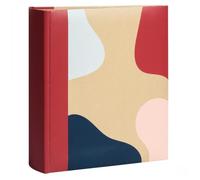 Album photo ERICA pochettes avec mémo KRAFTTY 3 - 100 pages kraft - 200 photos 11,5x15 - Couverture Rouge 21,5x25cm