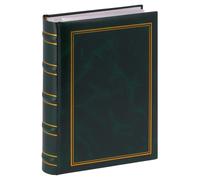 Album photo ERICA pochettes avec mémo MARBRE 2 - 100 pages blanches - 200 photos - Couverture Bleue 20x27,6cm