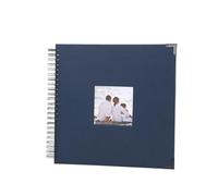 Album Photo Film auto-adhésif Album à faire soi-même Photo cadeaux livre d'or de mariage papier artisanal anniversaire voyage mémoire(Blue)