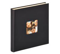 walther design Album Photo Noir 33 x 34 cm Album Autocollant avec découpe de Couverture, Fun SK-110-B