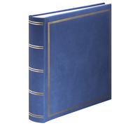 Hama Album photo grand format 'Londres' 30x30 cm 320 photos 10x15 à coller 80 pages Bleu