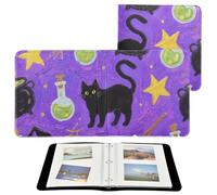 Album photo Halloween Chat Magique Scrapbook Photo Book Pages auto-adhésives 15,2 x 20,3 cm