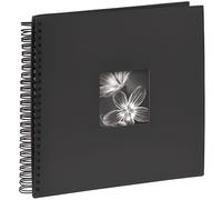 Hama Album Photo "Fine Art" (format 36 x 32 cm, 50 pages noires, à spirale) Noir