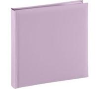 Hama Album Photo "Fine Art" 30x30cm (80 Pages Blanches, 320 Photos 10×15cm à coller, Intercalaires Papier Crystal, Livre photo idéal Scrapbooking DIY) Mauve Lilas