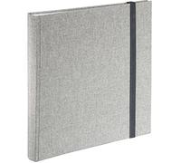 Album photo - HAMA - Jumbo Tessuto - 30x30 cm - 60 pages blanches - Gris