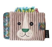Déglingos – Album photos bébé Jelekros le lion – 10 pochettes 10x15 cm – Rembourrage recyclé – Beige