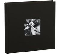 Hama Album Photo Jumbo 30×30cm (Pages Noires, 400 Photos à coller) Noir | Album Photo , 100 Pages Noires, Photos 10×15cm à coller, Fenêtre de Couverture Personnalisable, Élégant Format Carré