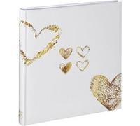Hama Album photo Mariage LAZISE – 50 p. blanches + feuillets cristal, 250 photos, blanche 29x32 cm