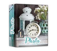 Album photo moderne Generico, 300 pochettes pour photos de 12 x 18 cm à 13 x 20 cm, avec mémos, pochette pour négatifs et CD/DVD, Shabby