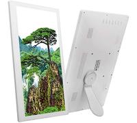 Album Photo numérique 15,6" Cadre Photo numérique, 1366x768 Haute résolution 16: 9 HD IPS Display Album électronique HD Photo/Musique/Vidéo, Support USB et Carte SD Cadre Photo numérique (BL