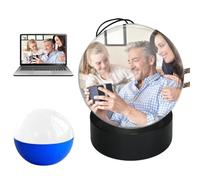 Album photo numérique 3D à ultrasons en forme de boule de cristal, affichage vidéo numérique 2026, boules de lampe vidéo avec écran électronique, pour couples, animaux domestiques, souvenirs, fête des
