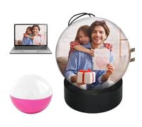 Album photo numérique 3D à ultrasons en forme de boule de cristal, affichage vidéo numérique 2026, boules de lampe vidéo avec écran électronique, pour couples, animaux domestiques, souvenirs, fête des
