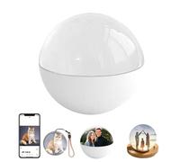 Album photo numérique à ultrasons 3D en forme de boule de cristal - Affichage vidéo numérique 2025 - Contrôle par application de 6,8 cm - Facile à utiliser - Cadeau personnalisable avec écran