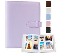 Album photo petit format 256 poches pour Instax Mini album photo Polaroid avec Fujifilm Instax Mini Film,Papier photo Polaroid Zinc,Kodak Zinc Papier photo Max Compatible Fujifilm 95x63 mm (Violet)