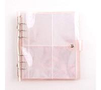 album photo pochette album photo albumalbum pochettes petit album photo maison photo étui stockage portable carte de visite livre album photo carte Photocard porte-carte d'identité, rose 3in