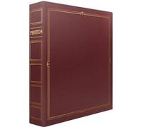 Ceanothe Album Photo 10x15 cm Pochette Rouge foncé Cordoue 200 Photos 11,5x15 100 Pages Couverture en Simili Cuir Autocollantes - Élégant et Durable Idéal Mariage Famille et Voyage -Fabriqué en Franc