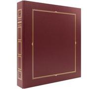 Ceanothe Album Photo Pochette Cordoue Bordeaux 400 Photos 10x15 cm Rouge foncé, Compatible 11,5x15 cm 80 Pages Taille : 33,8x37,8 cm - Fabriqué en France