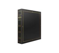 Album photos pochettes Ceanothe Cordoue 100 pages 11,5 x 15 cm Noir et or