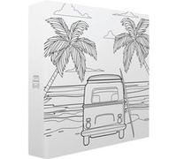 Ceanothe Album Photo Pochette Plage à colorier 200 Photos 10x15 cm Illustration Couverture à colorier Pochettes Personnalisable Fabriqué en France