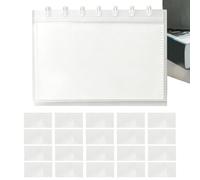 Album photo portrait - 20 pages de recharge incluses - Album photo paysage pour le bureau - Pour salon, chambre d'étudiant, appartement, table de chevet, pendaison de crémaillère, mariage