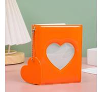 -Album Photo Pour Instax Mini,11,12,9,8,7s,70,25,50s,90,Monogrille De 3 Pouces,32 Pocommuniste,Petite Carte De Rangement - Type Orange #B