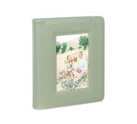 Album photo pour photos de 10 x 15 cm avec 160 pochettes - Pour photos de famille, mariage, anniversaire, vacances, Noël, Nouvel An (vert)