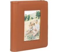 Album Photo Pour Photos De 10 X 15 Cm Avec 160 Pochettes ¿ Pour Photos De Famille, Mariage, Anniversaire, Vacances, Noël, Nouvel An (Marron)[L275]