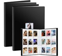 Album Photo Pour Polaroid Film Adapté Aux Photos 6×9 Cm, 2 Pièces Album Photo Traditionnel Pour Instax Mini Photograph Avec 216 Pochette, Grand Livre Photos Slip In Avec Fenêtre Frontale[L90]
