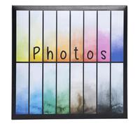 Album photo Rainbow à pochettes 200 photos 10x15cm - Noir