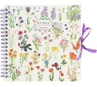 Album Photo Scrapbooking Botanical Wild Flowers - Avec 40 Pages , Album Photo Vierge, Album Photo Traditionnel avec une Couverture Rigide, Album Photo Vierge Album Photo 10 x 15 cm