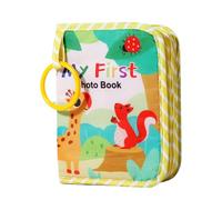 Album photo - Soft Baby Photo Book, tissu Keepsake | Fabric Baby Memory Album pour les étapes de croissance, fête d'adoption familiale, premier cadeau d'anniversaire pour les parents amateurs de
