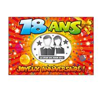 Album photo Souvenir personnalisable spécial anniversaire 18 ans