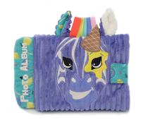 Les Déglingos - Album Photos Bébé Kiprokos le Zèbre -10 Pochettes 10x15cm - Idéal crèche - Puériculture - Rembourrage Recyclé - Violet