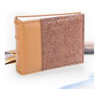 Album Photo Traditionnel Inspiré de la Nature pour Photos Format 10x15 - Petit Album Relié Robuste & Durable pour 100 Photos avec des Espaces Supplémentaires pour des Notes Personnalisées