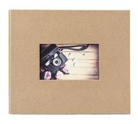 Album Photo Traditionnel Studio kraft 60 pages 120 Photos 10x15 CEANOTHE Gris 60 pages - Fabriqué en France Marron clair G