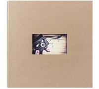Album photo PANODIA traditionnel STUDIO - 60 pages noires - 300 photos - Couverture Kraft 33x34cm + fenêtre