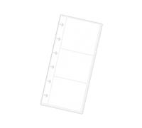 Album photo transparent multifonction pour bureau avec double fente de 7,6 cm