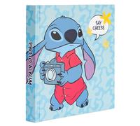 Album Photo Tropical Stitch 22 Pochettes Rigide 16x16cm Bleu