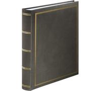 Album Photo Ultra Grand Format 'Londres' 34 x 35cm (400 photos 10x15cm à coller, 80 pages blanches avec intercalaires Papier Cristal, Album Scrapbooking DIY Livre photo à Personnaliser) Bleu