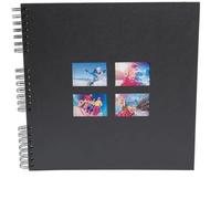 Album photos - 360 photos - Noir - 32x32cm - 60 pages noires - Couverture effet