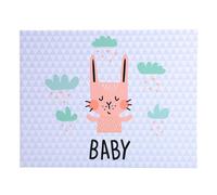 Album photos livre 30 pages blanches - Format 28,5x22cm - BABY - Gris